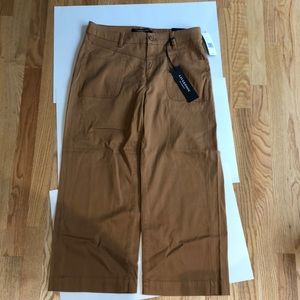 NWT Liverpool Los Angeles wide leg crop pants with tag